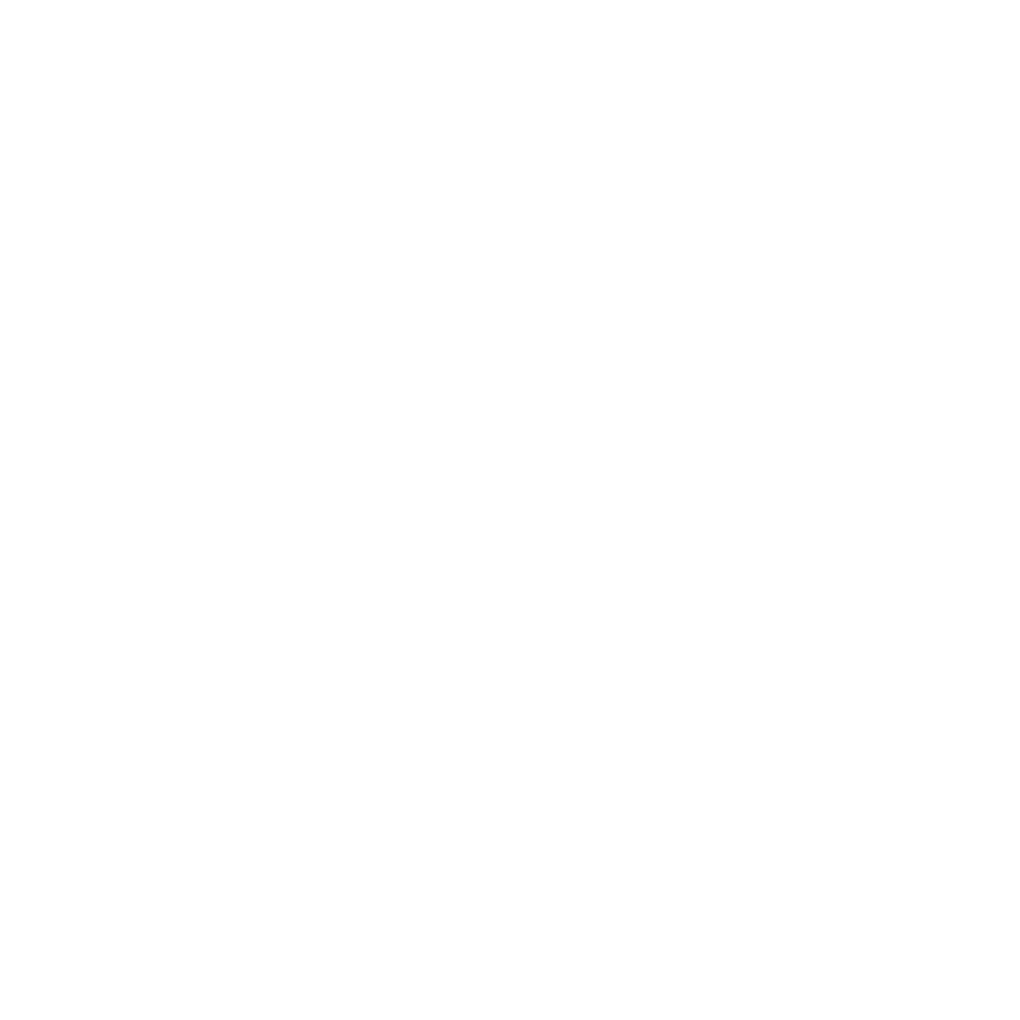 A white line icon of a person sleeping in a bed on a transparent background.