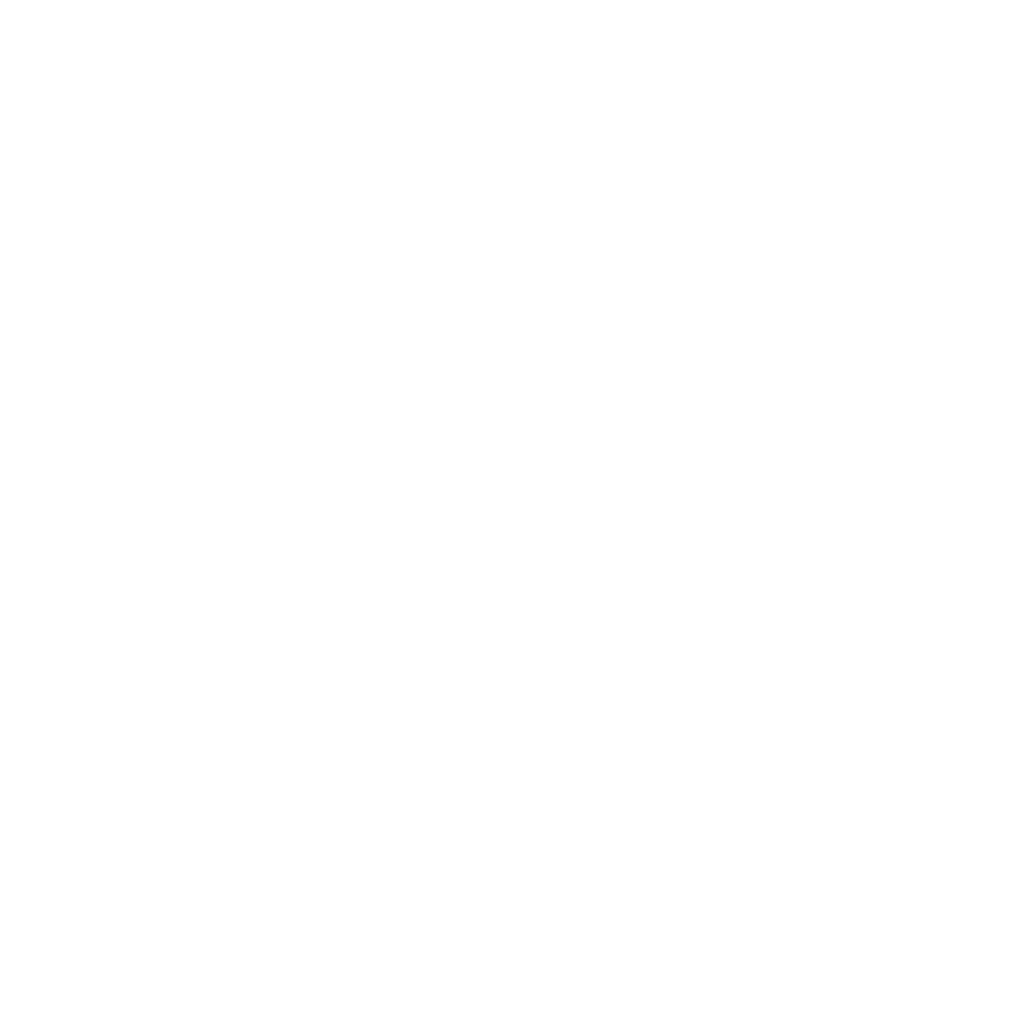 A white line drawing of a stylized leaf or feather.